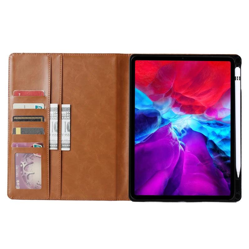 iPad Air 11 2024 Business Flip Leather Card Slot Book Stand - CaseBuddy Australia