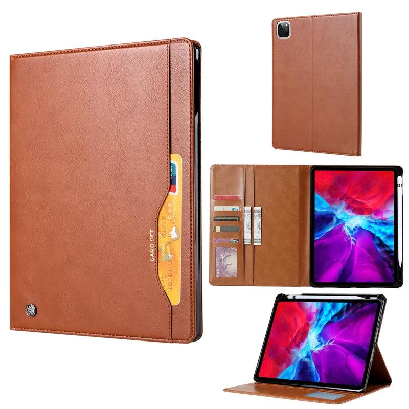 iPad Air 11 2024 Business Flip Leather Card Slot Book Stand - CaseBuddy Australia