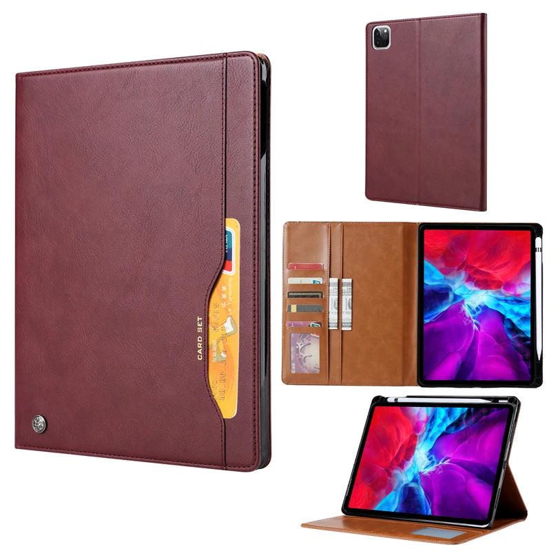 iPad Air 11 2024 Business Flip Leather Card Slot Book Stand - CaseBuddy Australia