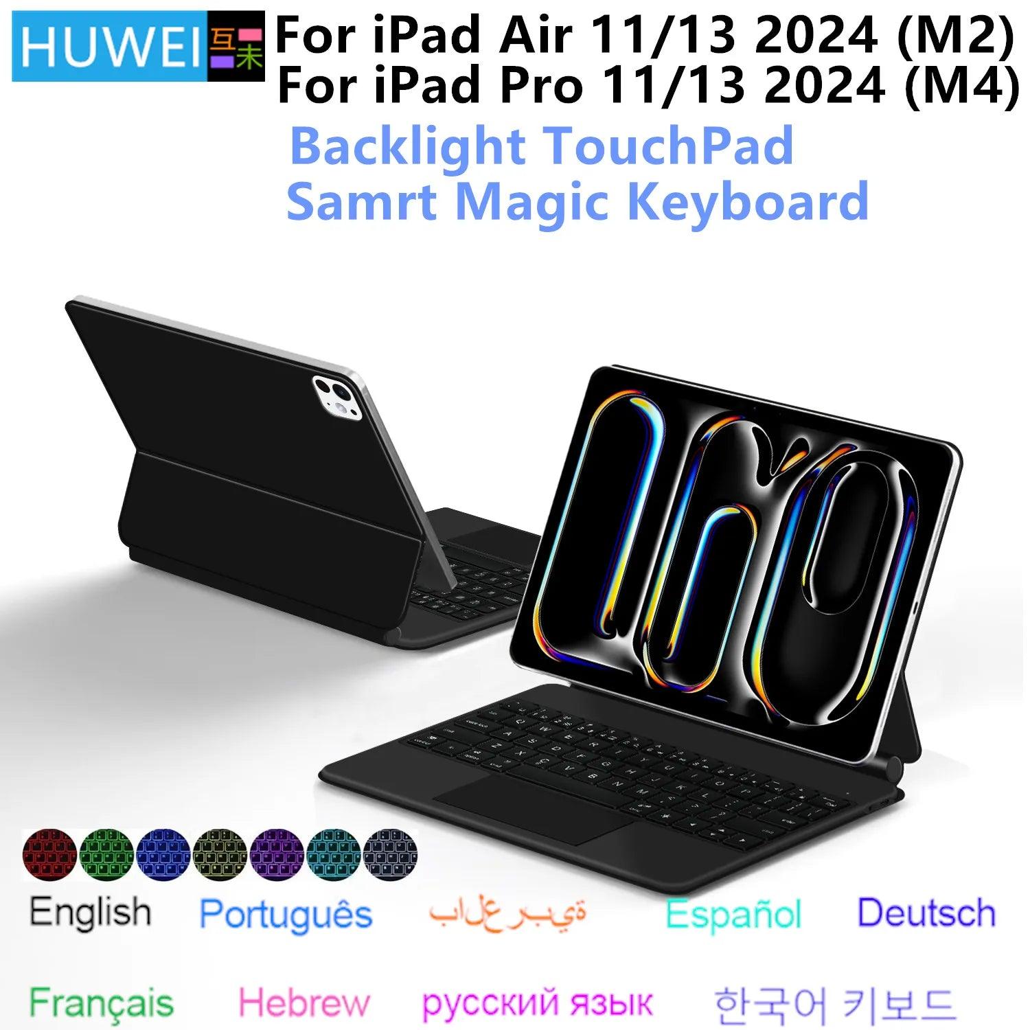 iPad Air 11 2024 Magic Keyboard Smart Magnetic Case - CaseBuddy Australia