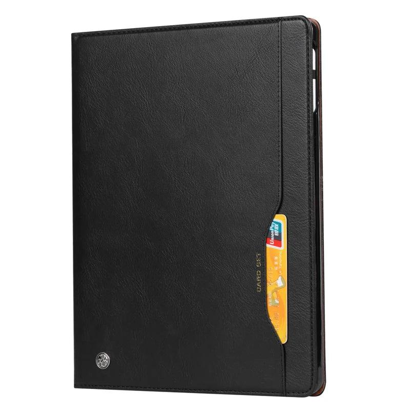 iPad Air 13 2024 Business Flip Leather Card Slot Book Stand - CaseBuddy Australia