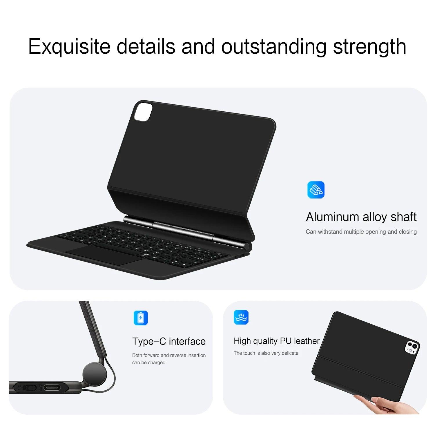 iPad Pro 11 2024 Magic Keyboard Smart Magnetic Case - CaseBuddy Australia