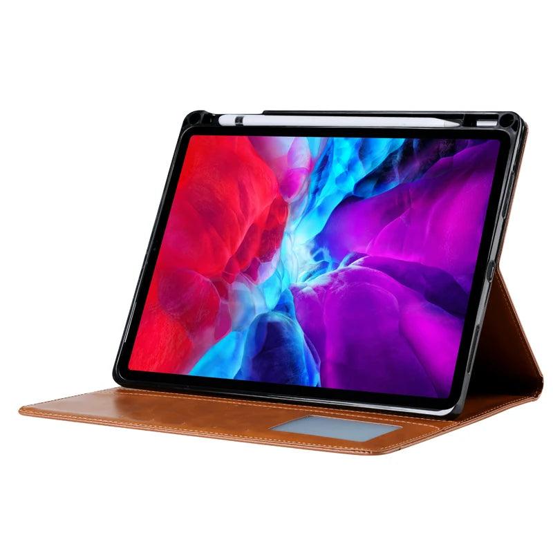 iPad Pro 13 2024 Business Flip Leather Card Slot Book Stand - CaseBuddy Australia