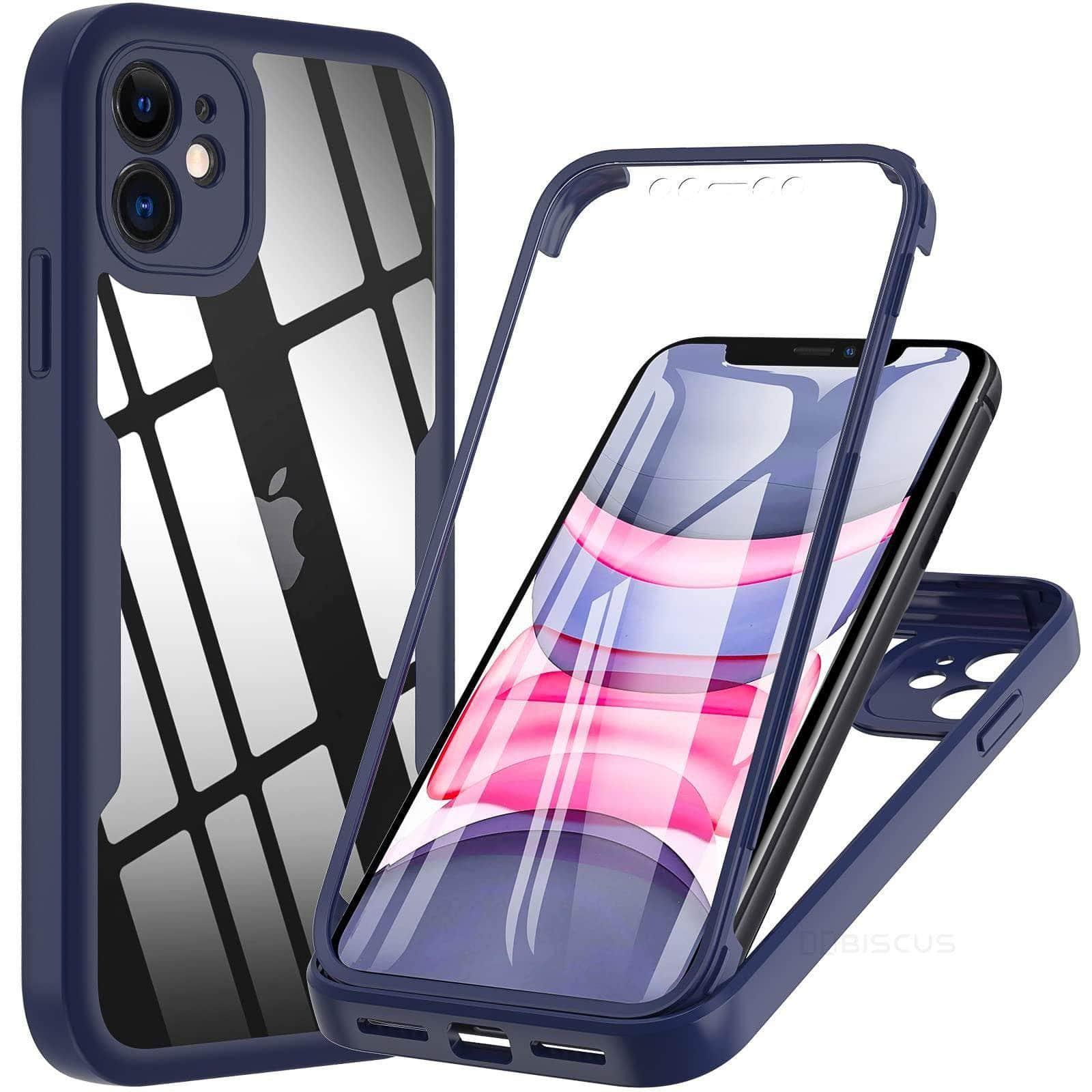 Casebuddy Blue / iPhone 15 iPhone 15 360 Degree Full Body Rugged Case