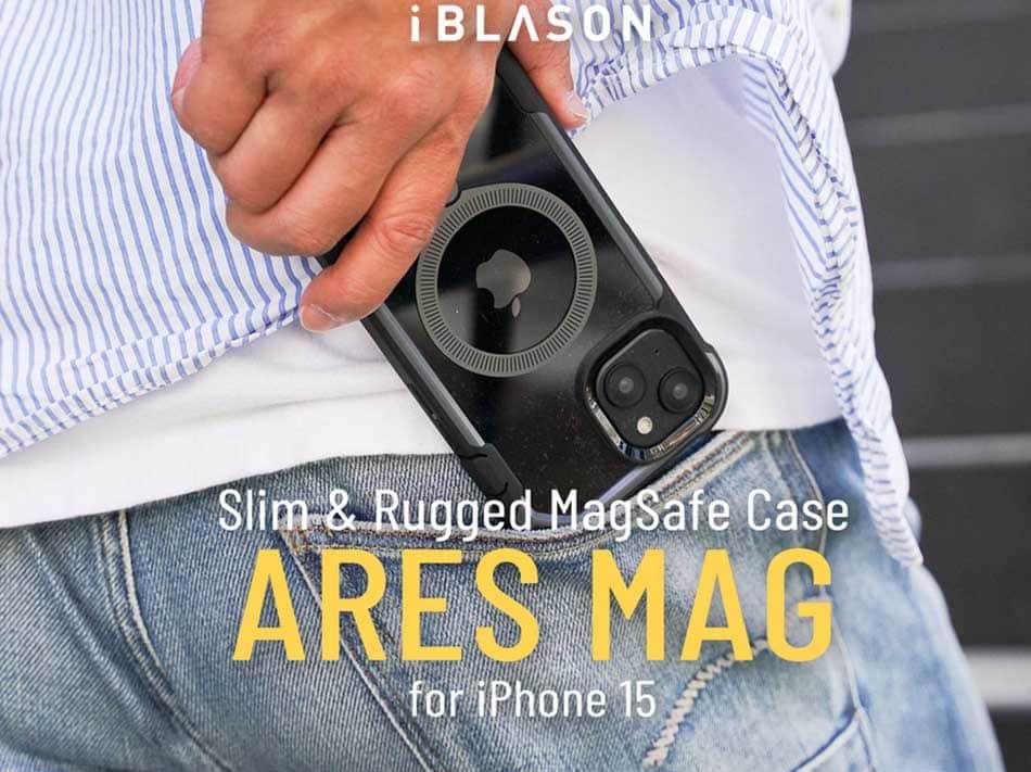 Casebuddy iPhone 15 I-BLASON AresMag Shockproof MagSafe Case