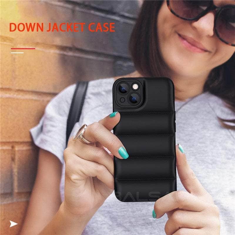 Casebuddy iPhone 15 Plus Down Jacket Shockproof Cover