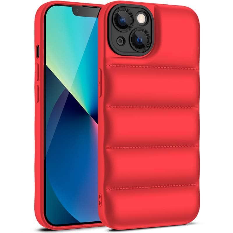 Casebuddy B-Red / For iPhone 15 Plus iPhone 15 Plus Down Jacket Shockproof Cover