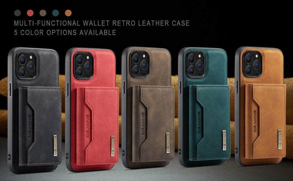 Casebuddy iPhone 15 Pro Magnetic Split Body Wallet Case