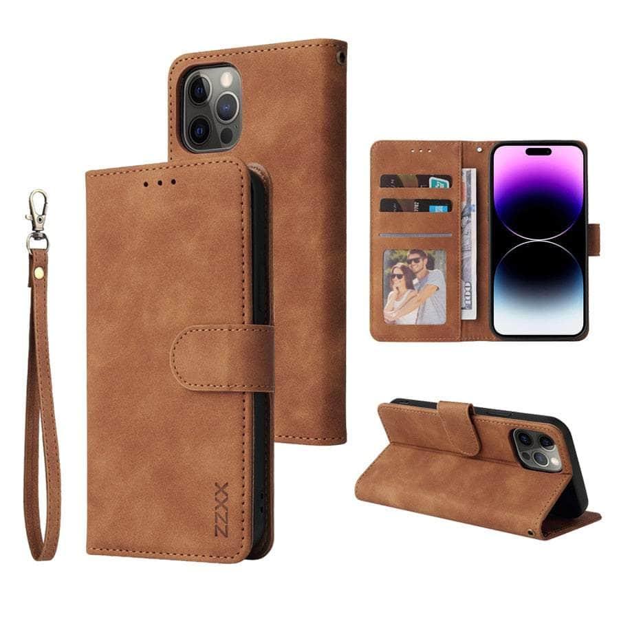 Casebuddy iPhone 15 Pro Max Leather Wallet Case