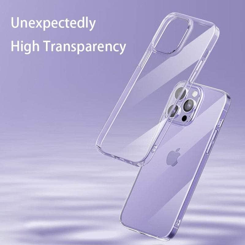 Casebuddy iPhone 15 Pro Max Transparent Soft TPU Silicone Cover