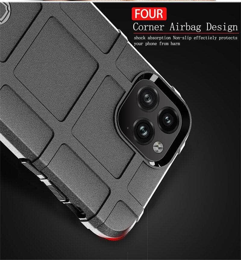 Casebuddy iPhone 15 Pro Rugged Fiber Shield Matte Rubber Case