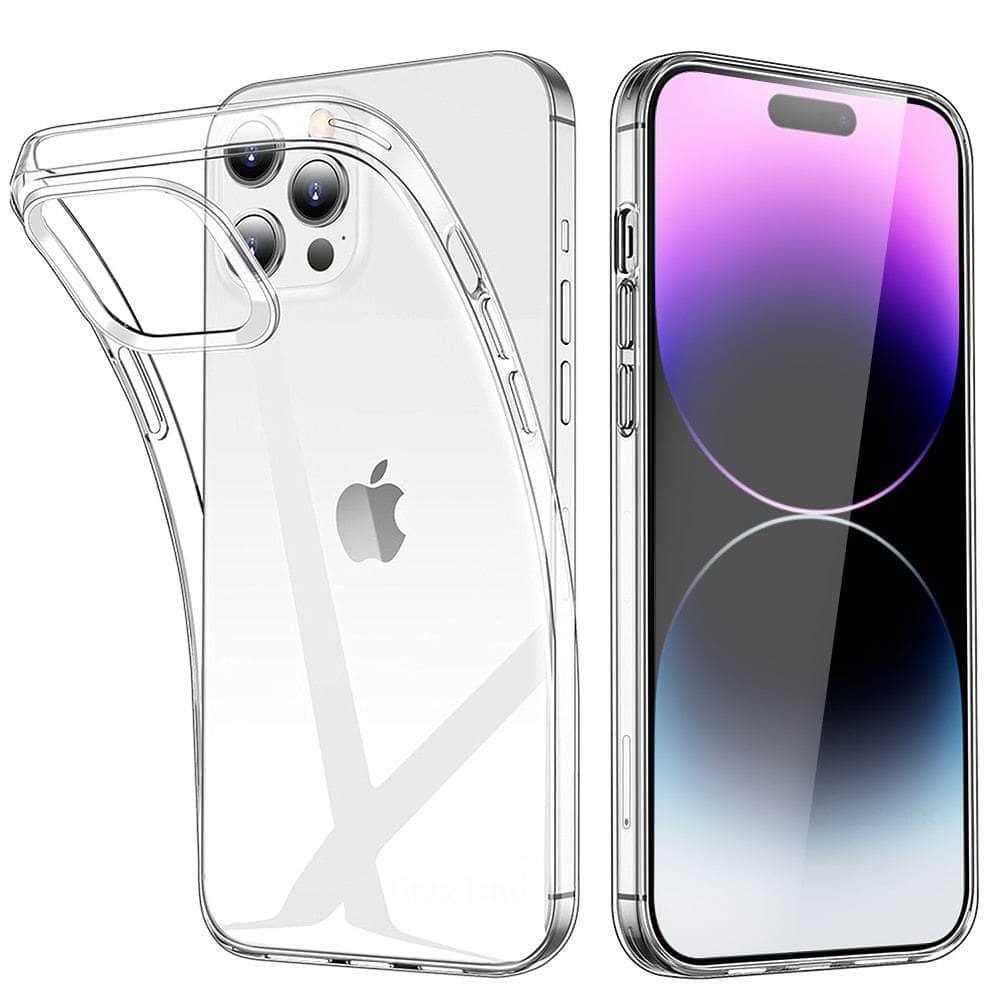 Casebuddy iPhone 15 Pro Transparent Soft TPU Silicone Cover