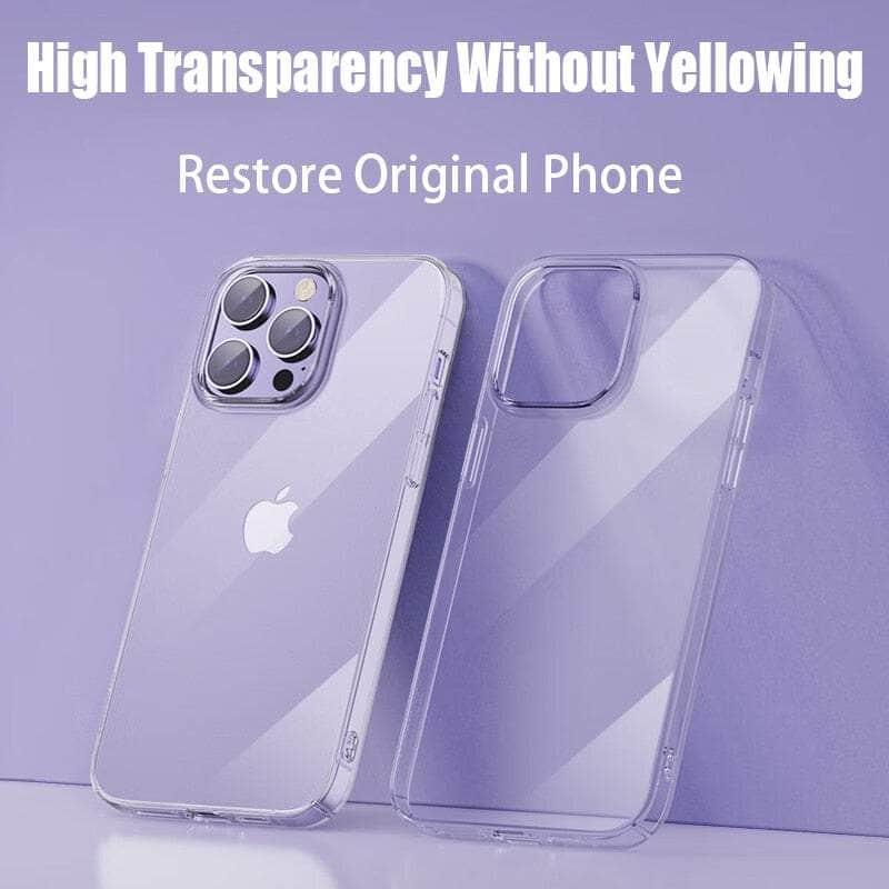 Casebuddy iPhone 15 Pro Transparent Soft TPU Silicone Cover