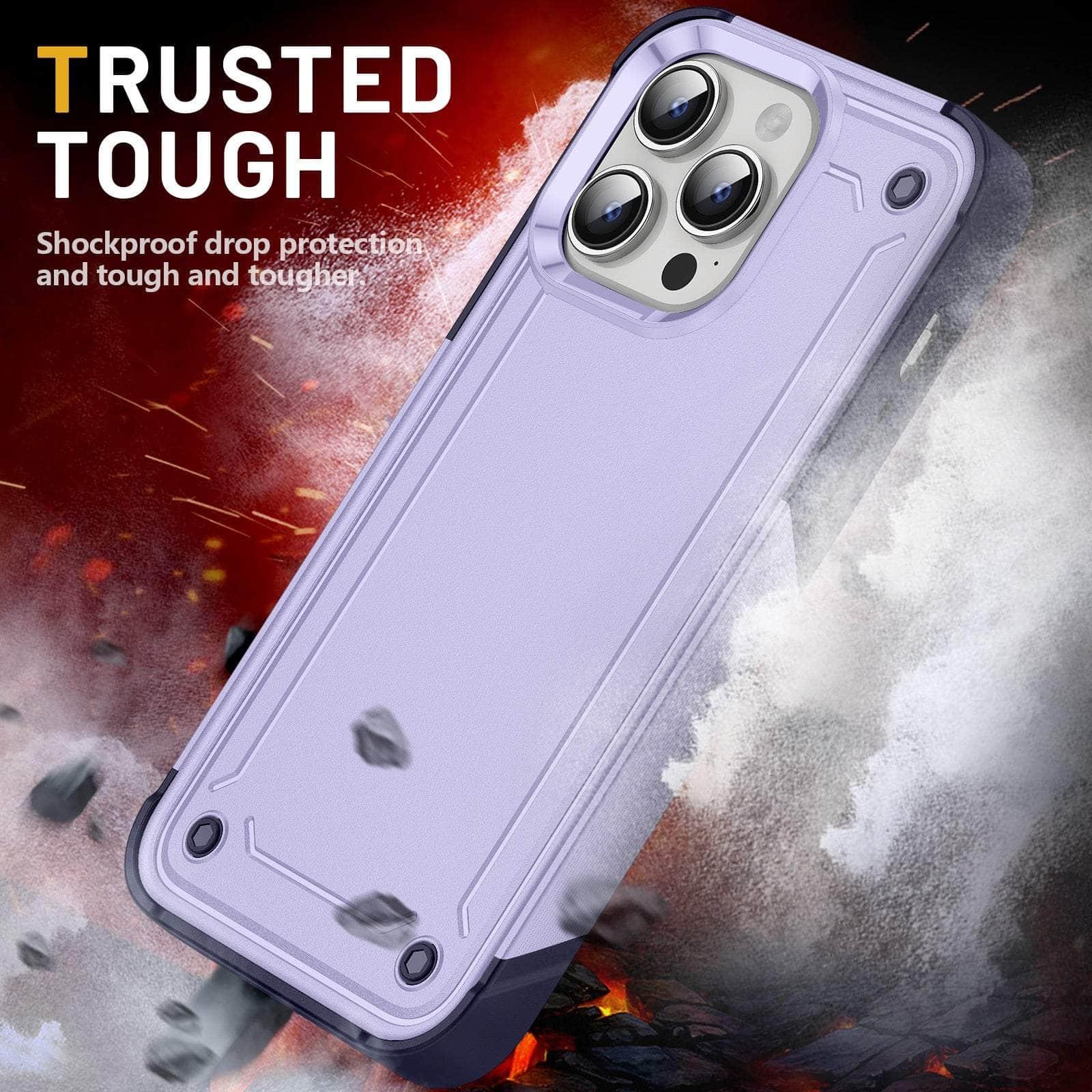 Casebuddy iPhone 15 Shockproof Hard Plastic TPU Bumper