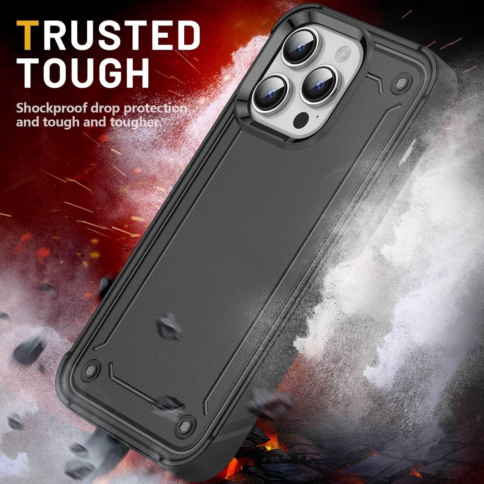 Casebuddy iPhone 15 Shockproof Hard Plastic TPU Bumper