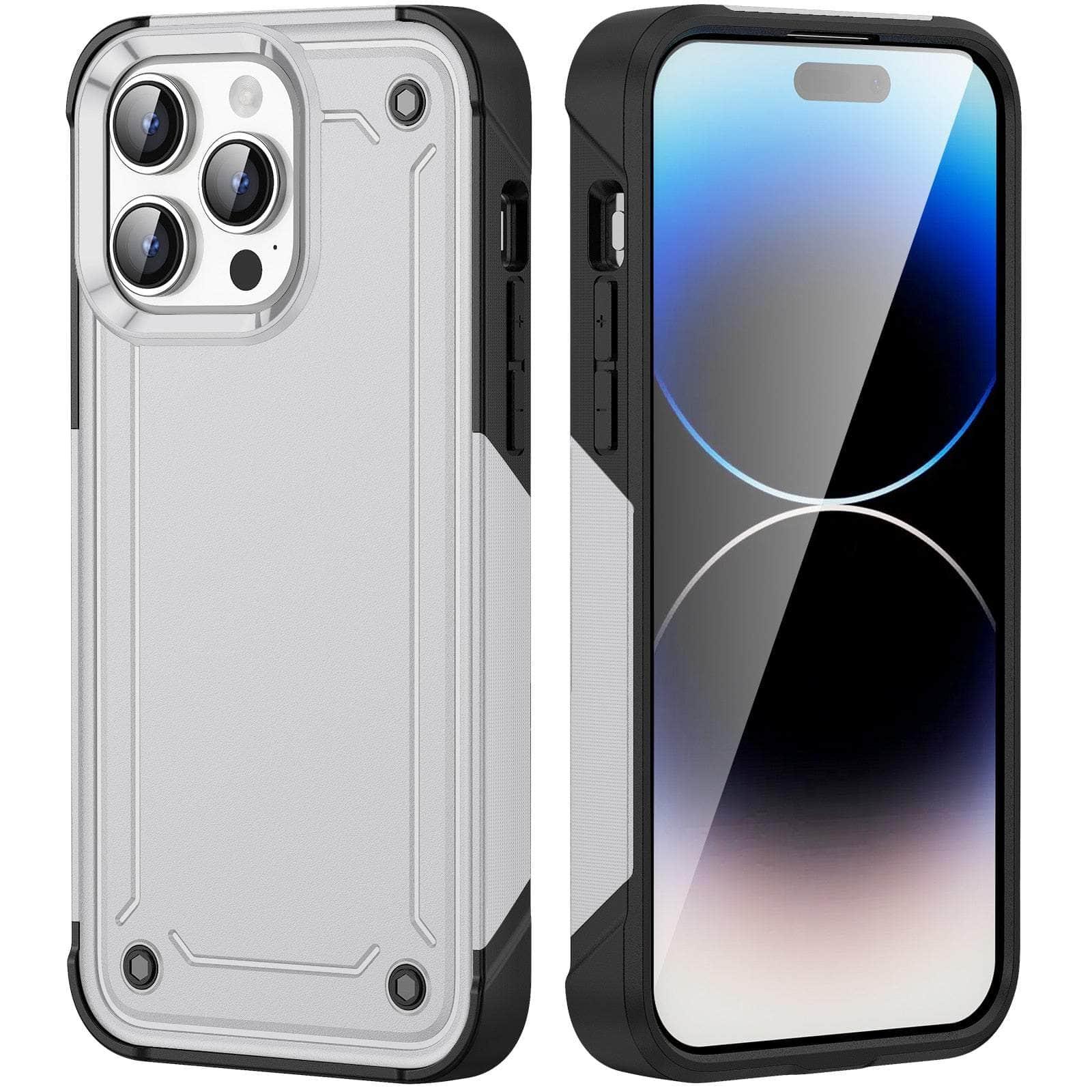 Casebuddy iPhone 15 Shockproof Hard Plastic TPU Bumper