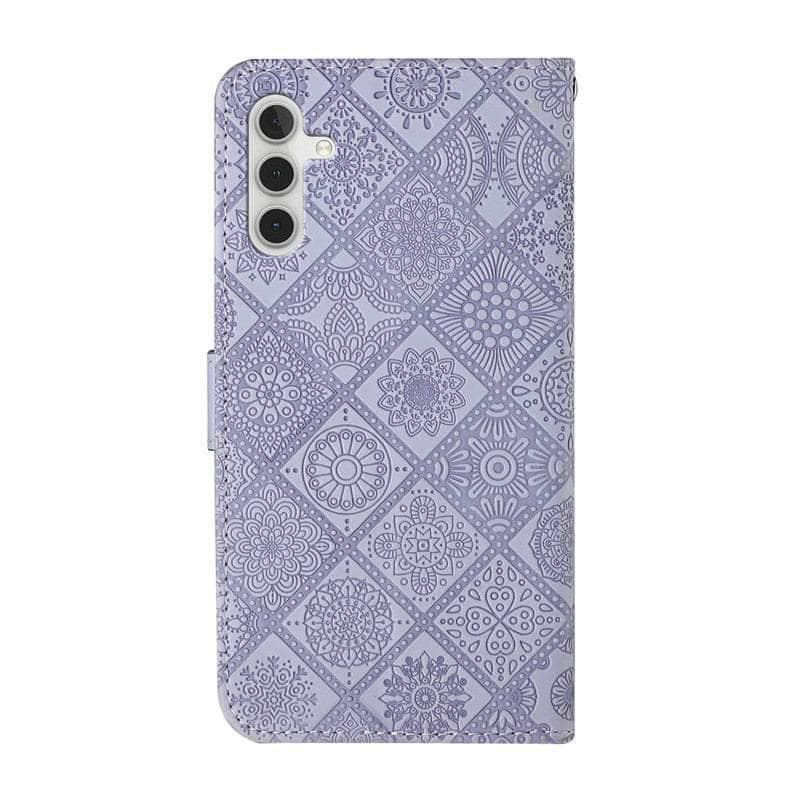 Casebuddy Leather Flip Wallet Galaxy A14 Floral Case