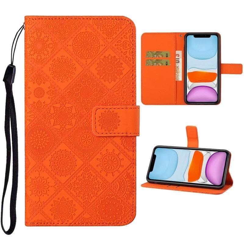 Casebuddy Leather Flip Wallet Galaxy A14 Floral Case