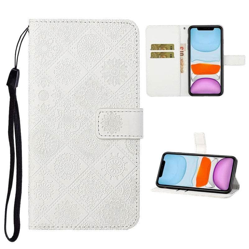 Casebuddy Leather Flip Wallet Galaxy A14 Floral Case