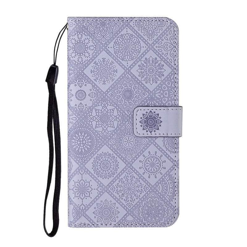 Casebuddy Leather Flip Wallet Galaxy A54 Floral Case