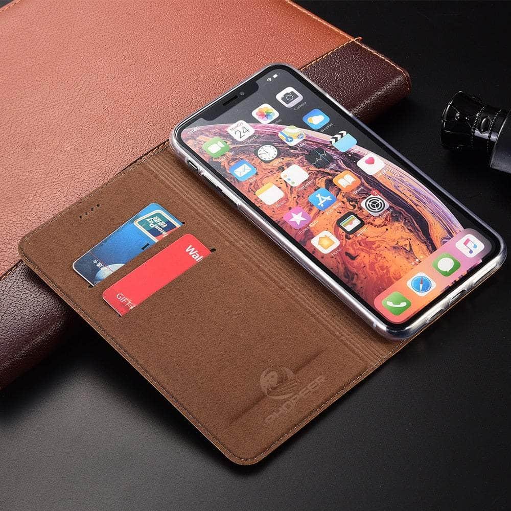 Casebuddy Luxury Galaxy A14 Genuine Leather Flip Case