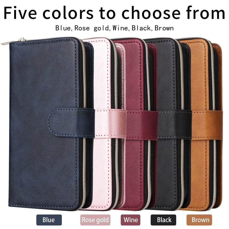 Casebuddy Luxury Galaxy A14 Wallet 9-Card Leather Case