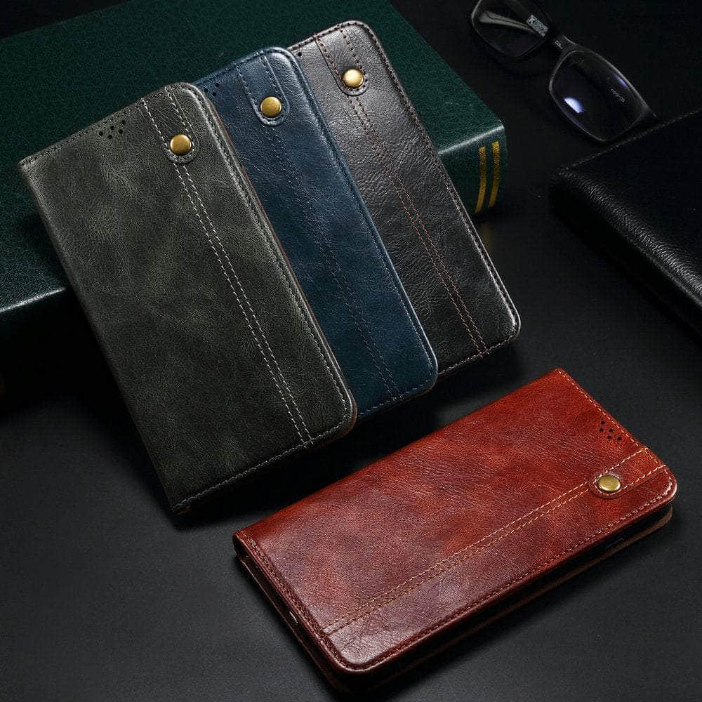 Casebuddy Luxury Galaxy A24 Vegan Leather Magnet Book