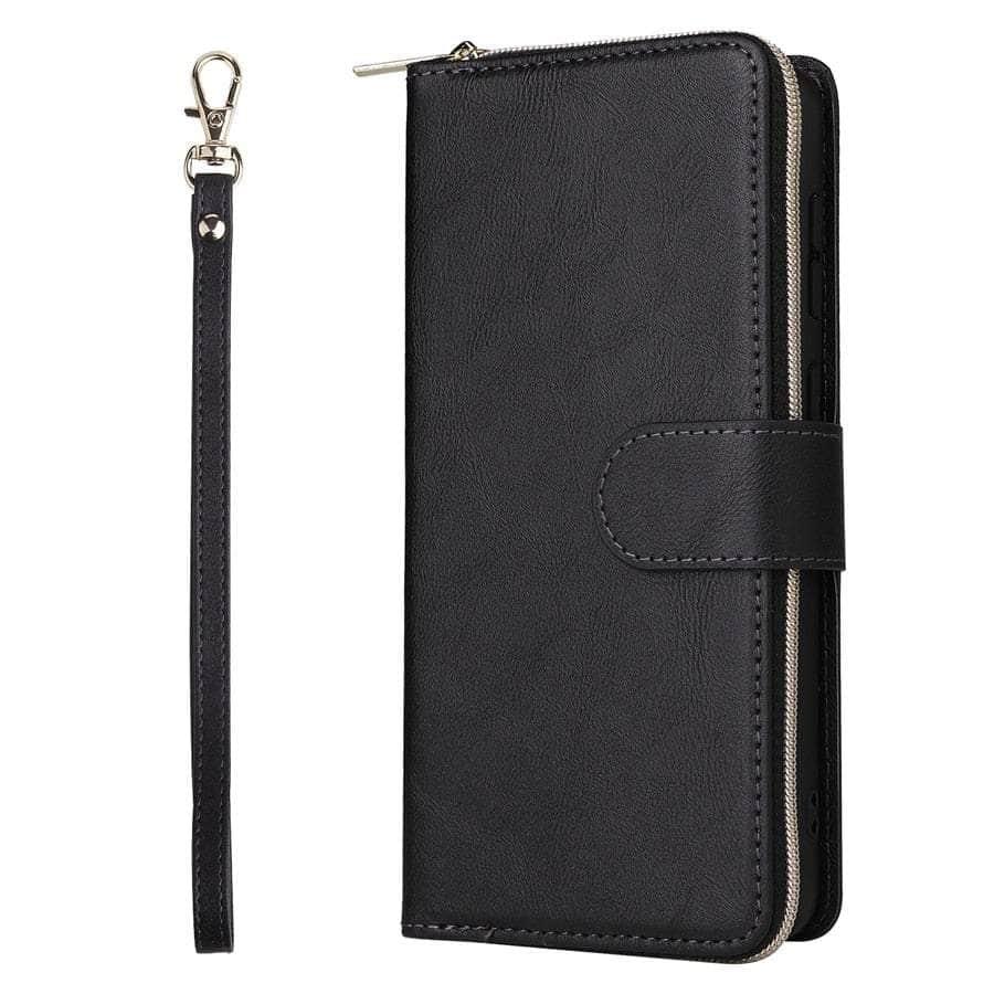 Casebuddy Luxury Galaxy A24 Wallet 9-Card Leather Case