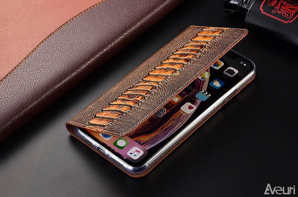 Casebuddy Luxury Galaxy A34 Genuine Leather Flip Case