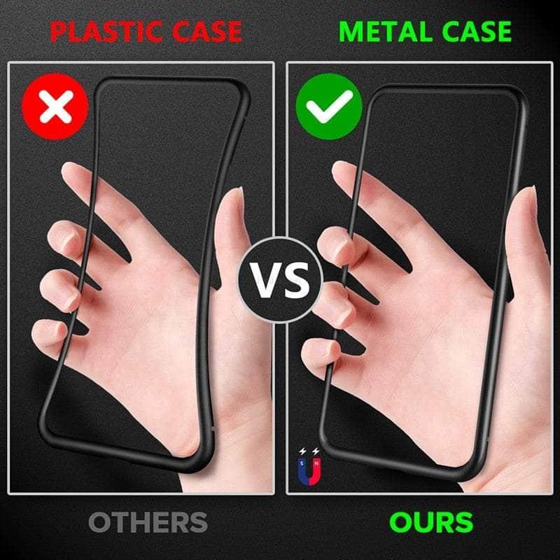 Casebuddy Magnetic Tempered iPhone 15 Pro Glass Privacy Case