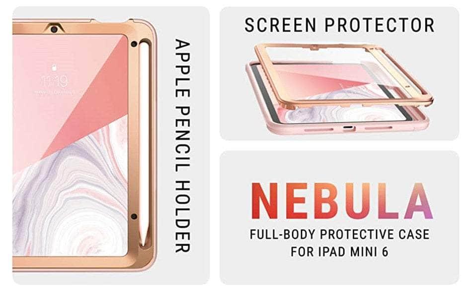 Casebuddy Nebula iPad Mini 6 (2021) Full Body Heavy Duty Case