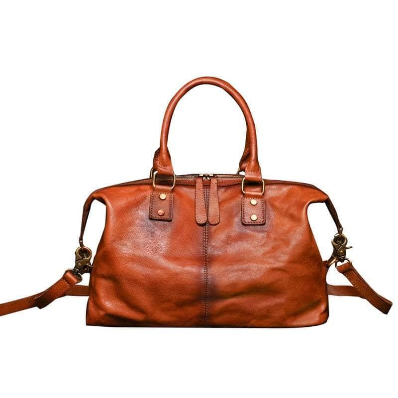 Casebuddy brown Nesitu Genuine Leather Women Handbag