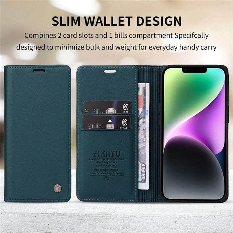 Casebuddy Samsung Galaxy A14 Flip Vegan Leather Case