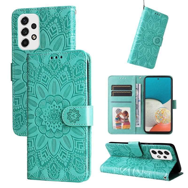 Casebuddy Sunflower Galaxy A34 Card Wallet