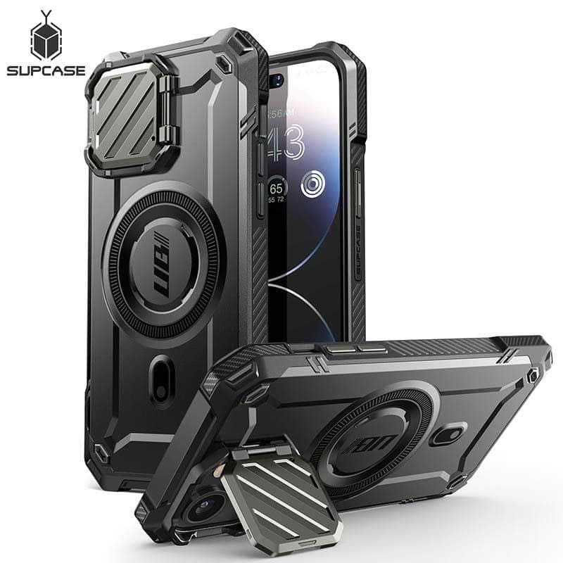 Casebuddy Black / PC + TPU SUPCASE iPhone 15 Mag XT Full Body Case