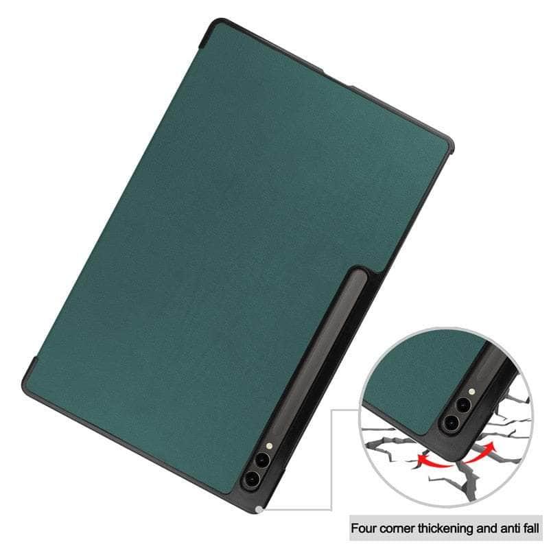 Casebuddy Tab S9 Ultra Trifold Magnetic Leather Stand