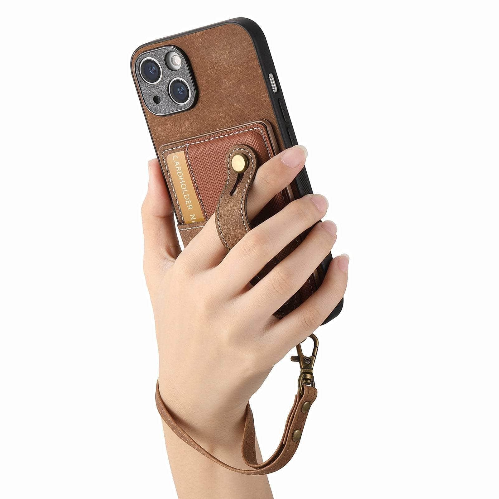 Casebuddy Vegan Leather iPhone 15 Pro Wallet Case