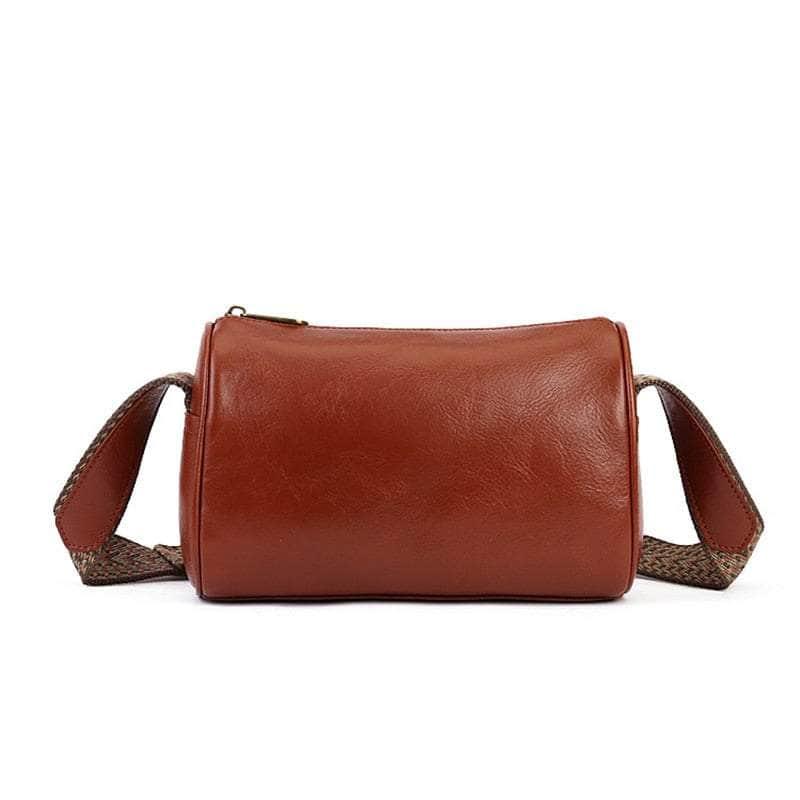 Vintage Genuine Leather Small Shoulder Messenger Bag