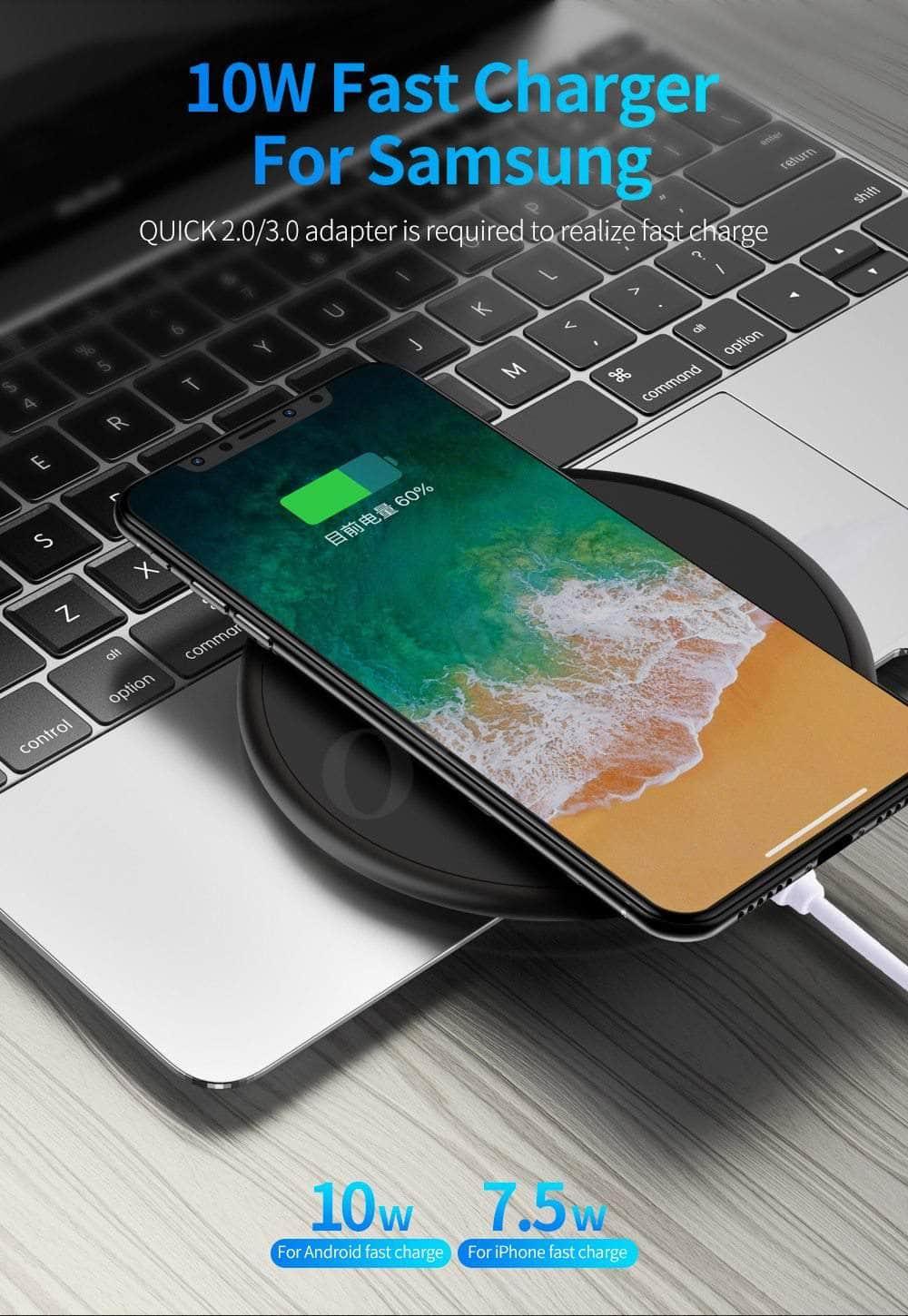 10W Fast Wireless Charger Apple Samsung Huawei
