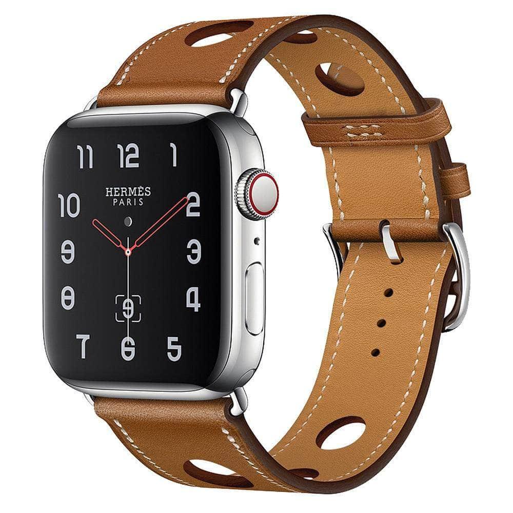 CaseBuddy Australia Casebuddy Apple Watch 2 3 4 5 6  38/40/42/44 Genuine Leather Watch Band