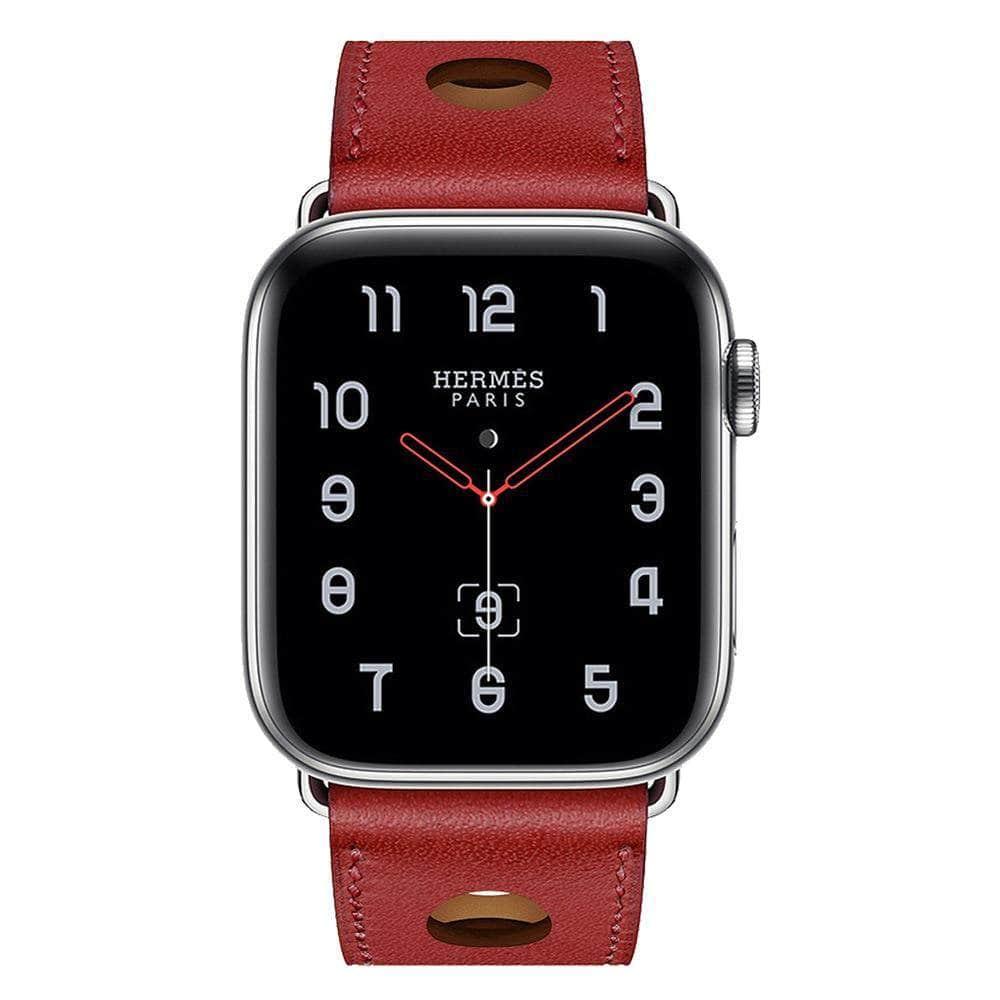 CaseBuddy Australia Casebuddy Apple Watch 2 3 4 5 6  38/40/42/44 Genuine Leather Watch Band