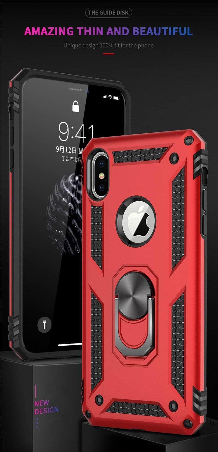 Armor Finger Ring iPhone 13 Kickstand Cover