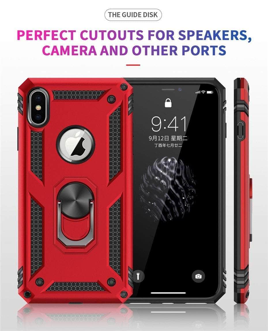 Armor Finger Ring iPhone 13 Pro Max Kickstand Cover