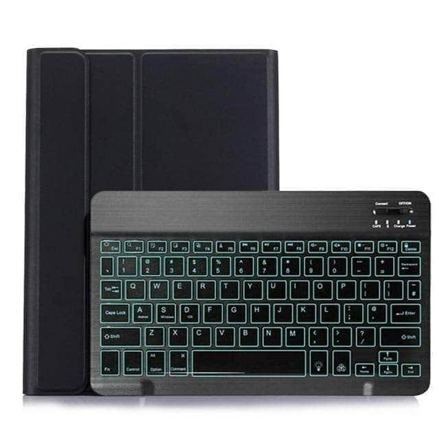 CaseBuddy Australia Casebuddy Black-Backlit Backlit Wireless Keyboard Galaxy Tab S7 Plus 12.4 T970 T975