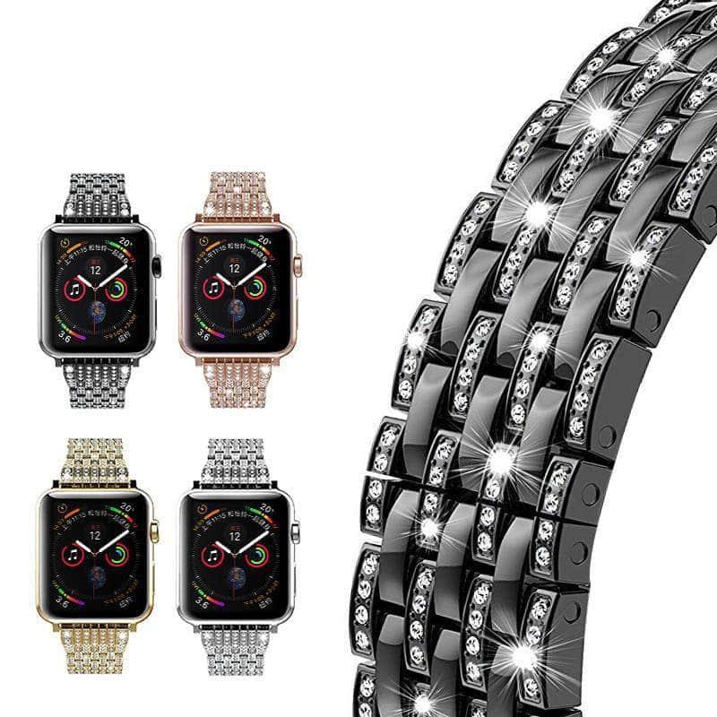 Bling Bands Apple Watch 6 5 4 3 SE 44/42/40/38 Luxury Strap Wristband - CaseBuddy