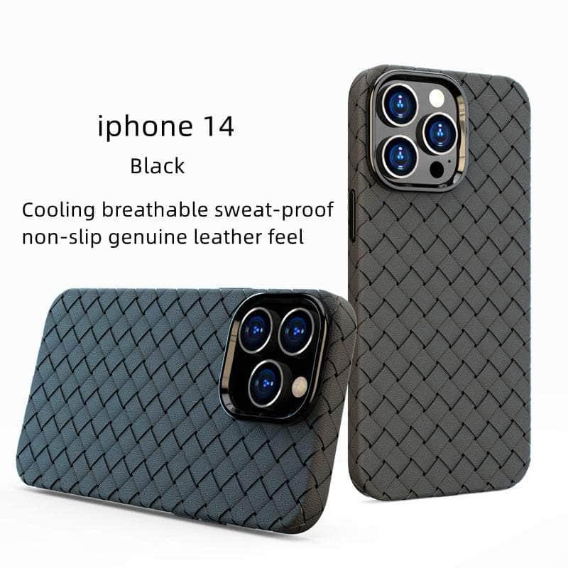 Casebuddy Black / For iPhone 14Pro Breathable iPhone 14 Pro Mesh Case