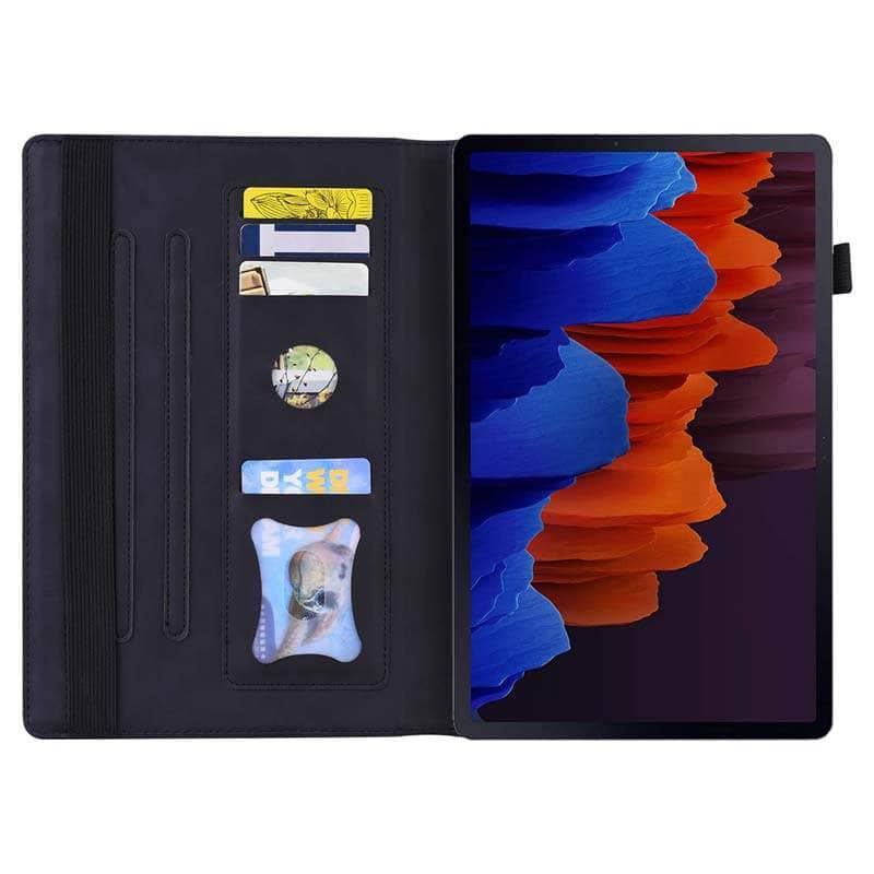 Business Galaxy Tab S8 Plus X800 PU Leather Wallet Stand