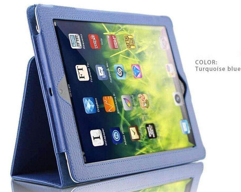 Case Buddy.com.au iPad 9.7 Case & Cover Blue iPad 9.7 Leather Look Folio Case iPad 9.7 Leather Look Folio Case