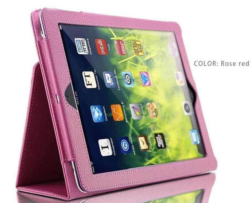 Case Buddy.com.au iPad 9.7 Case & Cover Pink iPad 9.7 Leather Look Folio Case iPad 9.7 Leather Look Folio Case