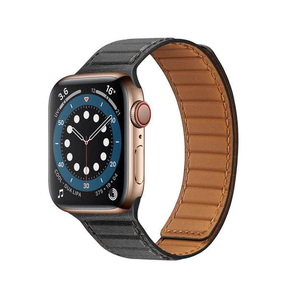 Casebuddy Apple Watch Leather Magnetic Loop Strap